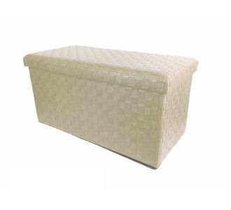 Σκαμπό Με Αποθηκευτικό Χώρο Μπεζ Δέρμα 76x38x38cm 06510280 ArteLibre |  Σκαμπώ κήπου στο espiti