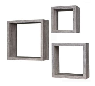 Σετ Ράφια Τοίχου Δρυς Μελαμίνη 15x15x9/20x20x9/25x25x9cm 3Τμχ 06510351 ArteLibre |  Βοηθητικά έπιπλα γραφείου στο espiti