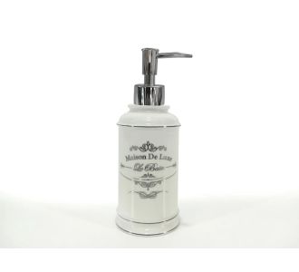 Ντισπένσερ 'Le Bain' Λευκό Κεραμικό 380ml 06510403 ArteLibre |  Αξεσουάρ Μπάνιου - διάφορα στο espiti