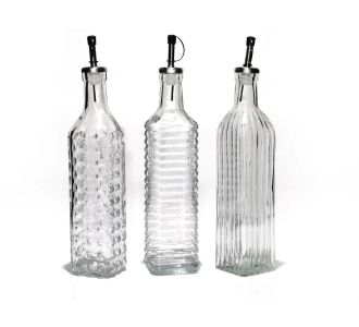 Φιάλη Λαδιού/Ξυδιού Διάφανο Γυαλί 500ml Σε 3 Σχέδια 06510418 ArteLibre |  Είδη Σερβιρίσματος στο espiti