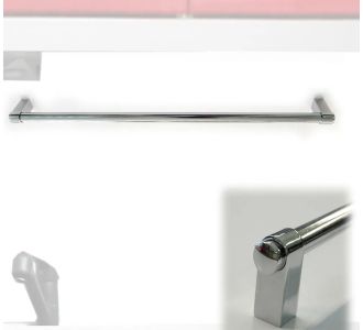 Βέργα Πετσέτας Ασημί Μέταλλο 98cm 06510435 ArteLibre |  Αξεσουάρ Μπάνιου - διάφορα στο espiti