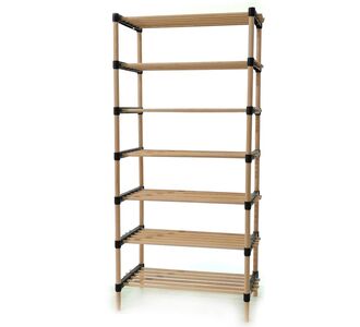 Ραφιέρα 7 Ράφια Φυσικό Ξύλο 56x29x115cm 06510586 ArteLibre |  Βοηθητικά έπιπλα γραφείου στο espiti