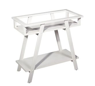 Ραφιέρα Φυτών ArteLibre ALONZA Λευκό MDF/Μοριοσανίδα 67x32x67cm 14880014 ArteLibre |  Βοηθητικά έπιπλα γραφείου στο espiti