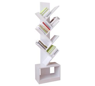 Βιβλιοθήκη ArteLibre BADRU Λευκό Μοριοσανίδα 40x19.5x150cm 14870088 ArteLibre |  Βιβλιοθήκες στο espiti