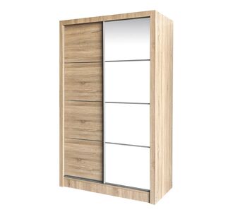 Ντουλάπα ArteLibre SUNNIVA Φυσικό Μοριοσανίδα 120x60x200cm 14370125 ArteLibre |  Ντουλάπες ρούχων στο espiti