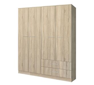 Ντουλάπα ArteLibre SASSA Φυσικό Μοριοσανίδα 120x50x195cm 14370149 ArteLibre |  Ντουλάπες ρούχων στο espiti