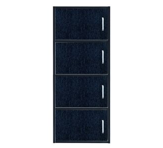 Ντουλάπα ArteLibre BEGONIA Μαύρο Μοριοσανίδα/Μελαμίνη 42x30x106.2cm 14370207 ArteLibre |  Ντουλάπες ρούχων στο espiti
