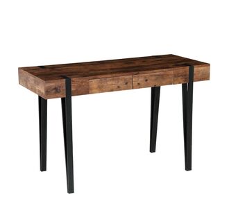 Γραφείο ArteLibre BIX Καρυδί/Μαύρο MDF/Μέταλλο 120x50x75cm 14330035 ArteLibre |  Γραφεία στο espiti