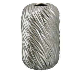 Βάζο ArteLibre Ασημί Κεραμικό 12x12x20cm 05160136 ArteLibre |  Βάζα στο espiti