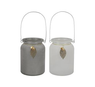 Θήκη Ρεσώ ArteLibre Με Χερούλι Γυαλί 11x11x14.5cm Σε 2 Χρώματα 05160533 ArteLibre |  Διακοσμητκά στο espiti