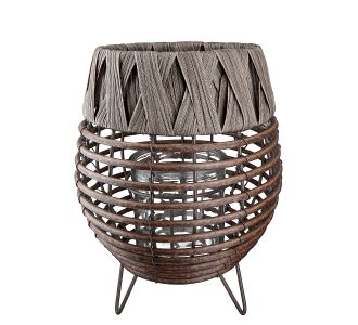 Φανάρι ArteLibre Καφέ PE 27cm 05160550 ArteLibre |  Διακοσμητκά στο espiti