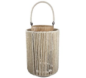 Φανάρι ArteLibre Καφέ Μέταλλο/Χαρτί 28cm 05160554 ArteLibre |  Διακοσμητκά στο espiti