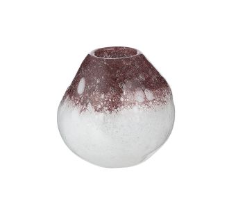 Βάζο ArteLibre Μοβ/Λευκό Γυαλί 13x13x13cm 05160563 ArteLibre |  Βάζα στο espiti