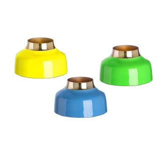Βάζο ArteLibre Χαμηλό Μέταλλο 10.5cm Σε 3 Χρώματα 05160663 ArteLibre |  Βάζα στο espiti