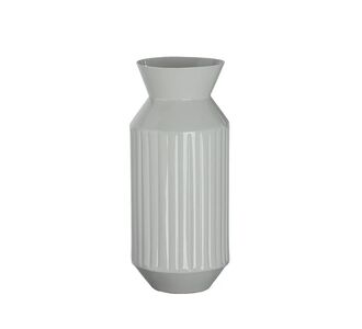 Βάζο Γκρι Μέταλλο 30cm 05160755 ArteLibre |  Βάζα στο espiti
