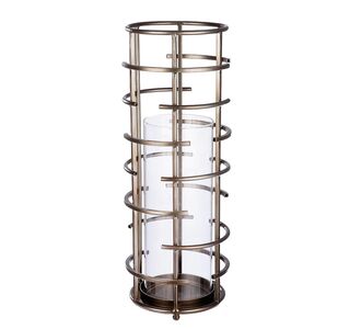 Φανάρι ArteLibre Σαμπανί/Διάφανο Μέταλλο/Γυαλί 46.5cm 05160791 ArteLibre |  Διακοσμητκά στο espiti