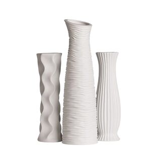 Βάζο ArteLibre Λευκό Κεραμικό 33.5cm Σε 3 Σχέδια 05160828 ArteLibre |  Βάζα στο espiti