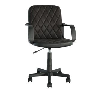 Καρέκλα Γραφείου ArteLibre THIRINA Μαύρο Ύφασμα/PVC 56x57x85-97cm 14230074 ArteLibre |  Καρέκλες γραφείου στο espiti