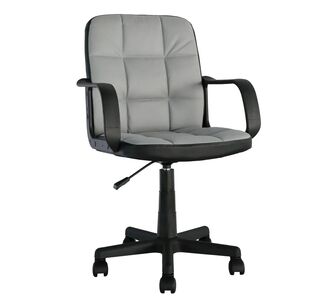 Καρέκλα Γραφείου ArteLibre ASPIS Γκρι/Μαύρο Ύφασμα/PVC 56x57x85-97cm 14230078 ArteLibre |  Καρέκλες γραφείου στο espiti
