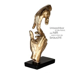 Γλυπτό Χέρια 'Two Hands' Πολυρεζίνη Χρυσό 8x13.5x29cm 05160938 ArteLibre |  Διακοσμητκά στο espiti