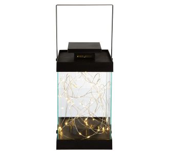 Φανάρι (LED) 'Glorie' Συνθετικό Μαύρο 13x14x30cm 05161062 ArteLibre |  Διακοσμητκά στο espiti