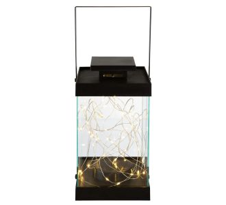 Φανάρι (LED) 'Glorie' Συνθετικό Μαύρο 13x14x30cm 05161062 ArteLibre |  Διακοσμητκά στο espiti