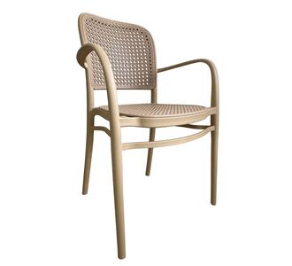 Πολυθρόνα Κήπου ArteLibre CANARY Cappuccino PP 55x52x86cm 15300047 ArteLibre |  Καναπέδες - Καρέκλες  στο espiti