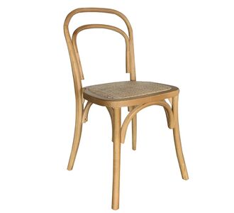 Καρέκλα Επαγγελματική ArteLibre LETO Φυσικό Ξύλο/Rattan 45x45x89cm 15320023 ArteLibre |  Καρέκλες στο espiti