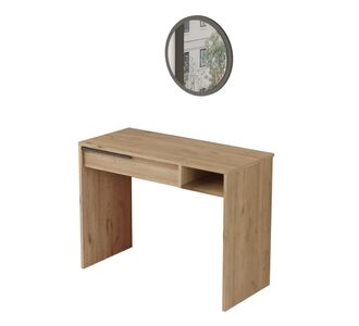 Τουαλέτα ArteLibre DEVON Φυσικό Μοριοσανίδα/Μέταλλο/Γυαλί 100x44.5x75cm 15350018 ArteLibre |  Συρταριέρες -Κονσόλες στο espiti
