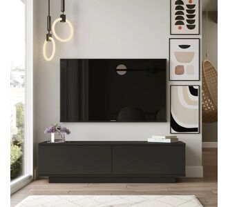 Έπιπλο Τηλεόρασης ArteLibre BRENT Μαύρο Μοριοσανίδα 140x35.5x38.2cm 15350046 ArteLibre |  Έπιπλα τηλεόρασης στο espiti