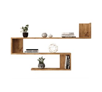 Ράφι Τοίχου ArteLibre EALING Πεύκο Μοριοσανίδα 120x145x71.4cm 15350119 ArteLibre |  Βοηθητικά έπιπλα γραφείου στο espiti