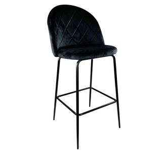 Σκαμπό Bar ArteLibre UNDERHILL Μαύρο Βελούδο/Μέταλλο 45x53x107cm 14600087 ArteLibre |  Σκαμπώ κήπου στο espiti