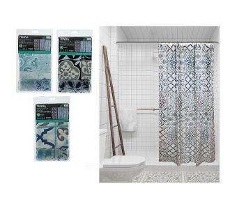 Κουρτίνα Μπάνιου 'Patterns' Polyester 180x200cm Σε 3 Σχέδια 06511409 ArteLibre |  Αξεσουάρ Μπάνιου - διάφορα στο espiti