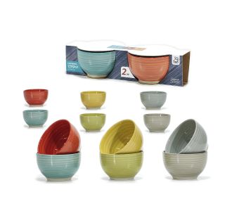 Μπολ Βαθύ 79cl Κεραμικό Φ14cm Σετ 2Τμχ Σε 3 Χρωματικούς Συνδυασμούς 06511412 ArteLibre |  Πιάτα-Μπωλ στο espiti
