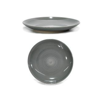 Πιάτο Φρούτων Γκρι Κεραμικό Φ19cm 06511525 ArteLibre |  Πιάτα-Μπωλ στο espiti