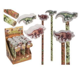Μολύβι Δεινόσαυροι Με Γόμα Δεινόσαυρο 18.5cm Σε 2 Χρώματα 06530154 ArteLibre |  Βοηθητικά έπιπλα γραφείου στο espiti