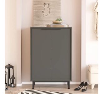 Παπουτσοθήκη ArteLibre BUTE Ανθρακί Μοριοσανίδα/Μελαμίνη 105.6x35.5x72cm 15350185 ArteLibre |  Παπουτσοθήκες στο espiti