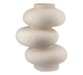 Βάζο "Stone" Κεραμικό Light Gray PU H. 21 cm D. 17 cm 05161256 ArteLibre |  Βάζα στο espiti