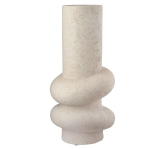 Βάζο 'Ring' Κεραμικό Ανοιχτό Γκρι 31x15cm 05161257 ArteLibre |  Βάζα στο espiti
