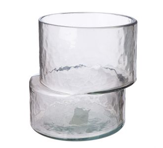 Βάζο 'Levels' Γυαλί Γκρι 14.5x16.5x16.5cm 05161272 ArteLibre |  Διακοσμητκά στο espiti