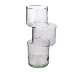Βάζο 'Levels' Γυαλί Γκρι 11.5x13.5x28.5cm 05161273 ArteLibre |  Βάζα στο espiti
