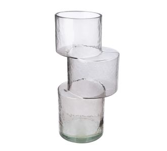 Βάζο 'Levels' Γυαλί Γκρι 11.5x13.5x28.5cm 05161273 ArteLibre |  Βάζα στο espiti