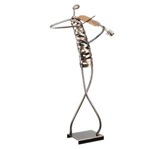 Φιγούρα Μουσικός 'Ribbon' Μέταλλο Μπρονζέ 12x20x46cm 05161281 ArteLibre |  Διακοσμητκά στο espiti