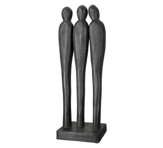 Γλυπτό '3 People' Ομάδα Ξύλο Μάνγκο Μαύρο 6.5x14x36cm 05161334 ArteLibre |  Διακοσμητκά στο espiti