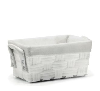 Καλάθι Αποθήκευσης Λευκό Polyester 28x17x13cm 06511349 ArteLibre |  Καλαθια-Κουτιά στο espiti