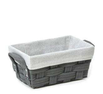 Καλάθι Αποθήκευσης Γκρι Polyester 28x17x13cm 06511352 ArteLibre |  Καλαθια-Κουτιά στο espiti
