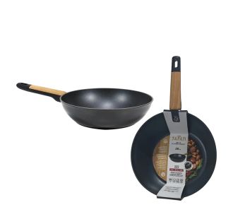 Τηγάνι Wok Αλουμινίου Ιαπωνικό Full Induction Φ28cm 06511752 ArteLibre |  Μαγειρικά Σκεύη στο espiti