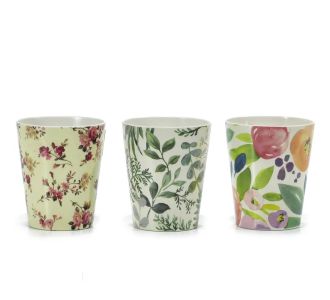 Ποτήρι Flowers 32cl Φ8.5x10cm Σε 3 Σχέδια 06512356 ArteLibre |  Ποτήρια στο espiti