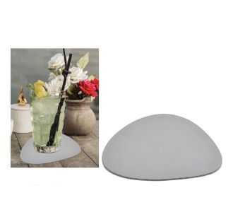 Σουβέρ Γκρι PVC 12x10cm 4Τμχ 06512446 ArteLibre |  Είδη Σερβιρίσματος στο espiti