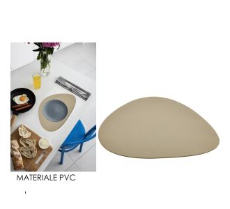 Σουπλά Ανθρακί/Beige PVC 39.5x33.5cm 06512448 ArteLibre |  Είδη Σερβιρίσματος στο espiti